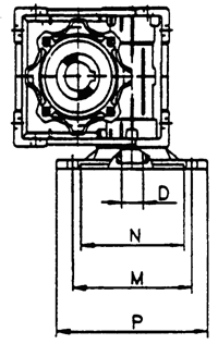 NMRV型蜗杆减速机(Q-JF 01-1999)