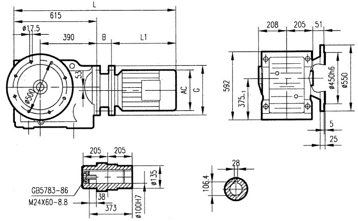 GKAF127бֻ׶ּٵװṹͼߴ