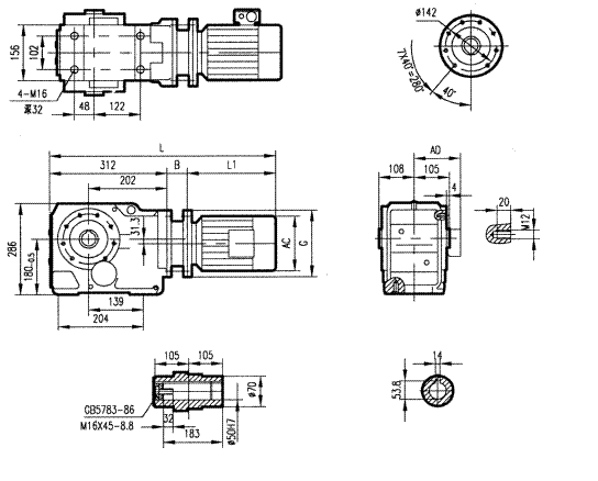 GKA77бֻ׶ּٵװṹͼߴ