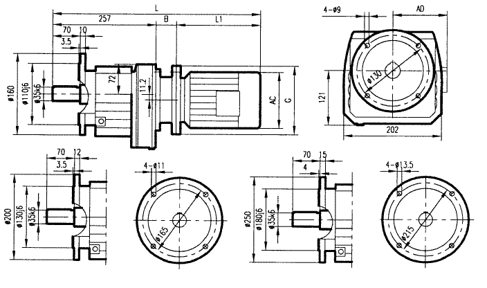 GRF57ϵбּٵװṹߴ