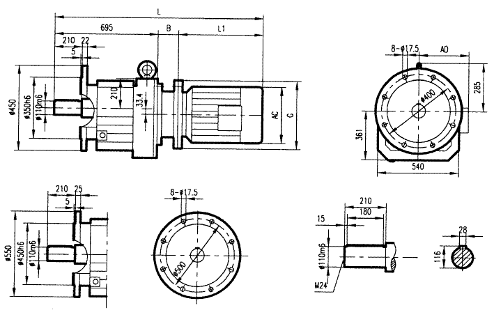 GRF167ϵбּٵװṹߴ