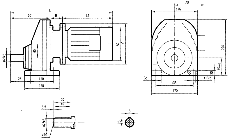 GRX67ϵбּٵװṹߴ