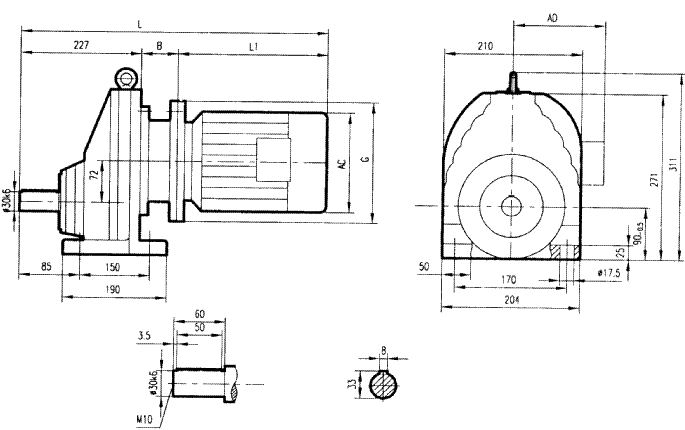 GRX77ϵбּٵװṹߴ