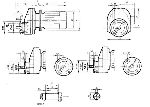 GRXF67ϵбּٵװṹߴ