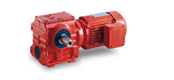 JTS series helical gears - worm reducer