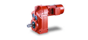 JTF series parallel shaft helical gear reducer motor