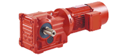 TSK series helical bevel gear reducer motor