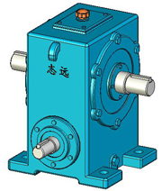 WD蜗杆减速器实体模型（JB/ZQ4390-79）
