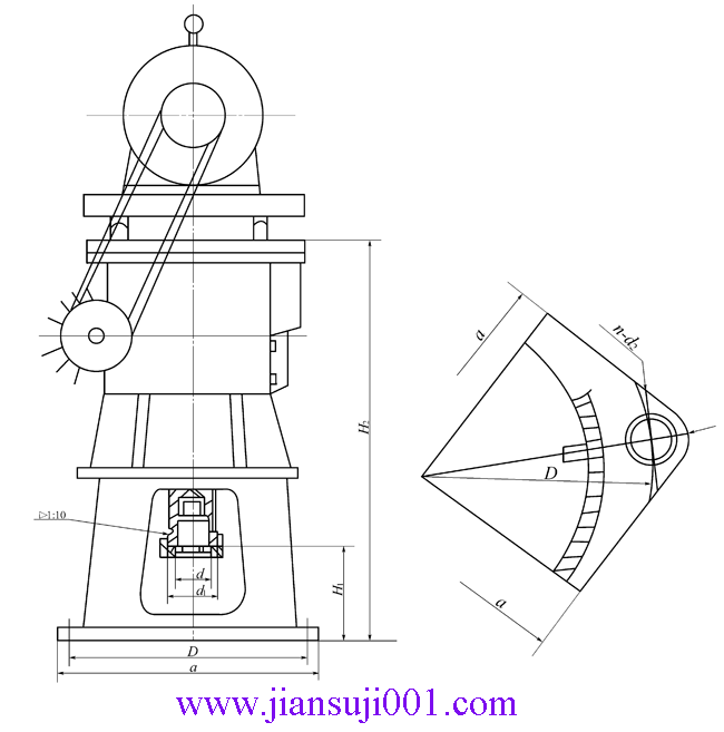 GCWS系列圆弧齿圆柱蜗杆减速机（图）
