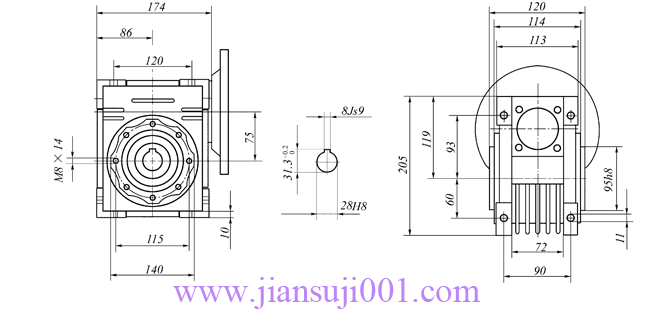 WWJϵϸ˼(WWJ075ͳߴͼ)