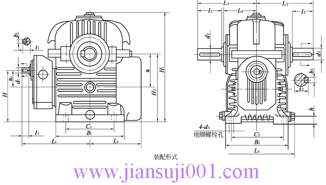 GCWU͵ټϸ֮µĳ-ϸ˼װʽҪߴ磨JB/T7008-1993