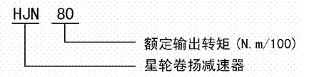 HJN型星轮卷扬减速器