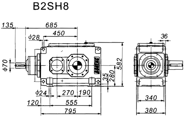 B2SHϵͼװߴͼ