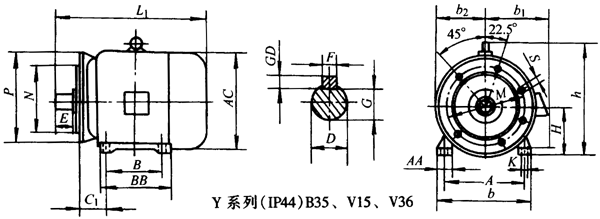 YϵУIP44B35V15V36첽綯μװߴ