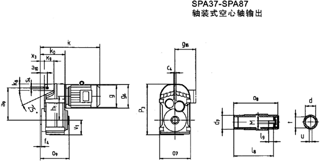 SPA37-SPA87װʽʽװγߴ