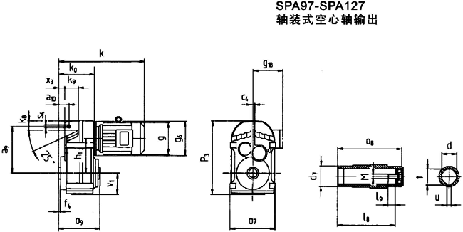 SPA97-SPA127װʽʽװγߴ