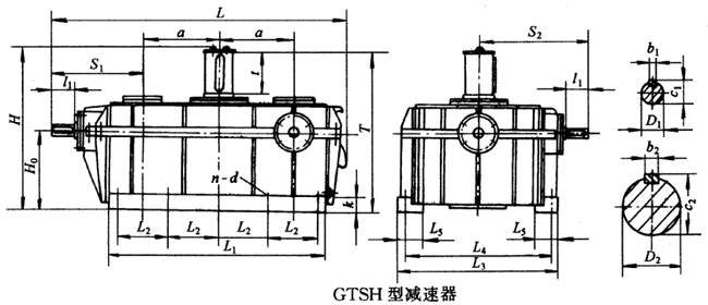 GTSH300GTSH350GTSH400GTSH450ٻʽҪߴYB/T79-1995