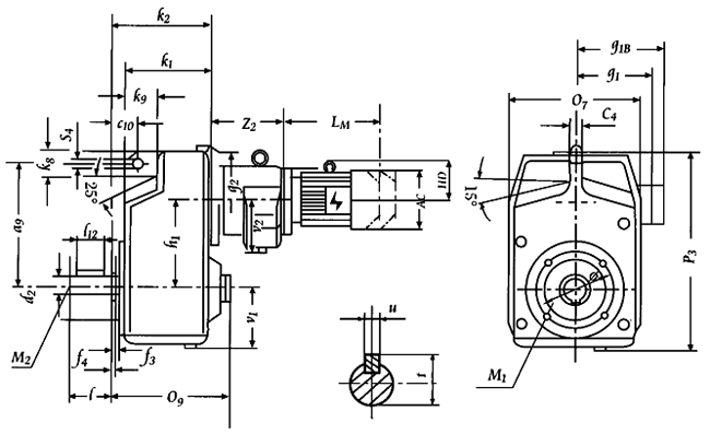 YCPJ160+VU2-YCPJ290+VU8  ʽӸӼӰװγߴ 