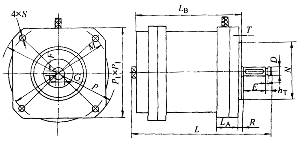 TYD系列单相永磁低速同步电动机概述及结构简介与参数尺寸