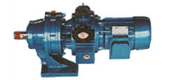 MB series stepless speed changer and X series, WJ series stepless reducer combination