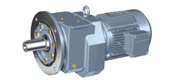 TR series helical gear reducer of hard toothed surface