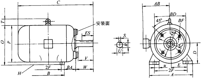 NEMA׼첽綯γߴ磨143499T