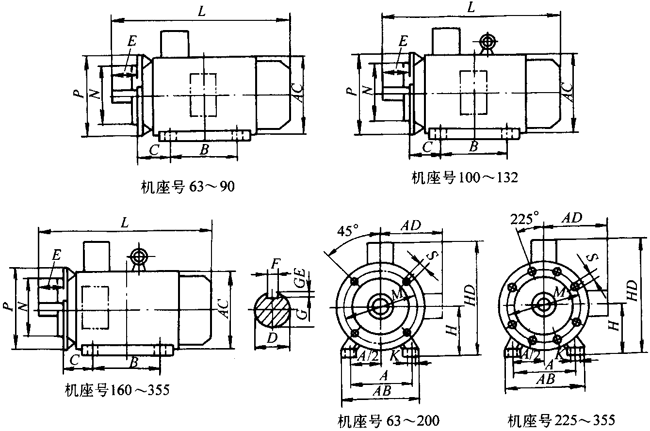 Y2ϵ첽綯Ʒγߴ磨H63355mm