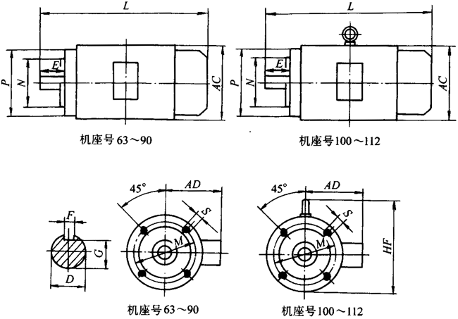 Y2ϵ첽綯Ʒγߴ磨H63355mm