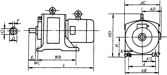 YCTFϵзõŵ첽綯γߴ磨H100355mm