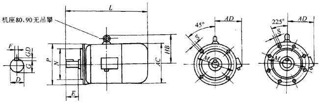 YEJϵеƶ첽綯γߴ磨H80225mm 