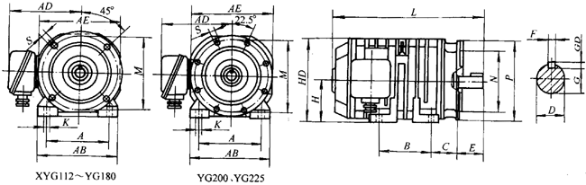 YGϵй첽綯γߴ磨H112225mm