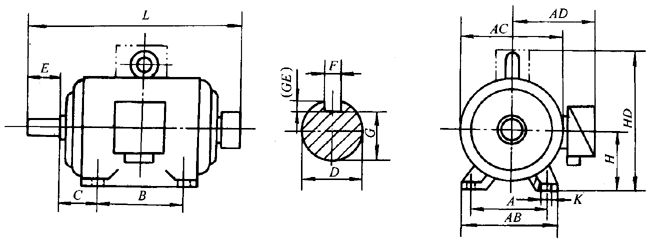 YRϵУIP23͵ѹ첽綯μװߴ磨380V